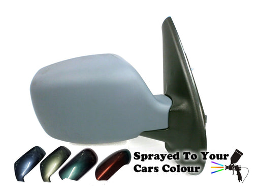 Renault Kangoo Mk1 2003-2008 Electric Heated Wing Mirror Driver Side O/S Painted Sprayed