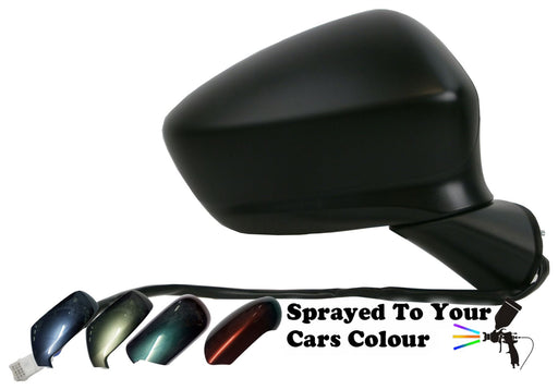 Mazda CX-5 2012-6/2015 Wing Mirror Power Folding Indicator Drivers Side Painted Sprayed