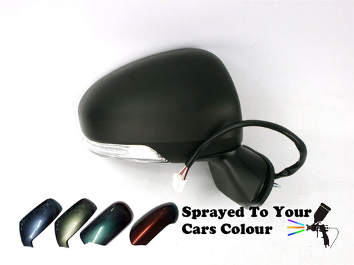 Toyota Avensis Mk3 1/2009+ Electric Wing Mirror Indicator Drivers Side Painted Sprayed