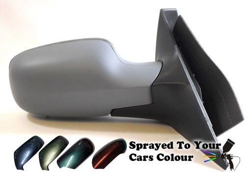 Renault Scenic Mk2 9/2003-8/2009 Electric Wing Mirror Drivers Side O/S Painted Sprayed