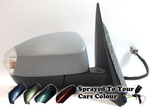 Ford Galaxy 5/2006-15 Electric Wing Mirror Heated Indicator Drivers Side Painted Sprayed