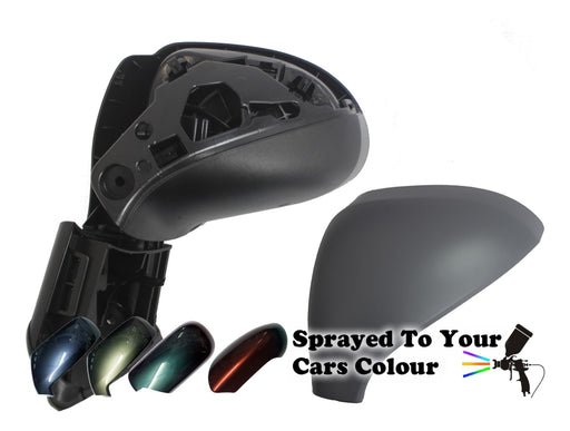 Peugeot 308 2007-4/2014 Wing Mirror Power Folding Passenger Side N/S Painted Sprayed