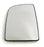 Volkswagen Crafter 2006-12/2018 Heated Convex Upper Mirror Glass Passengers Side N/S