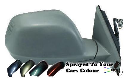 Honda CR-V Mk3 11/2006-3/2013 Electric Wing Mirror Heated Drivers Side Painted Sprayed