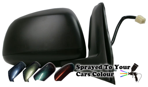 Fiat Sedici 2006+ Electric Wing Door Mirror Heated Drivers Side O/S Painted Sprayed