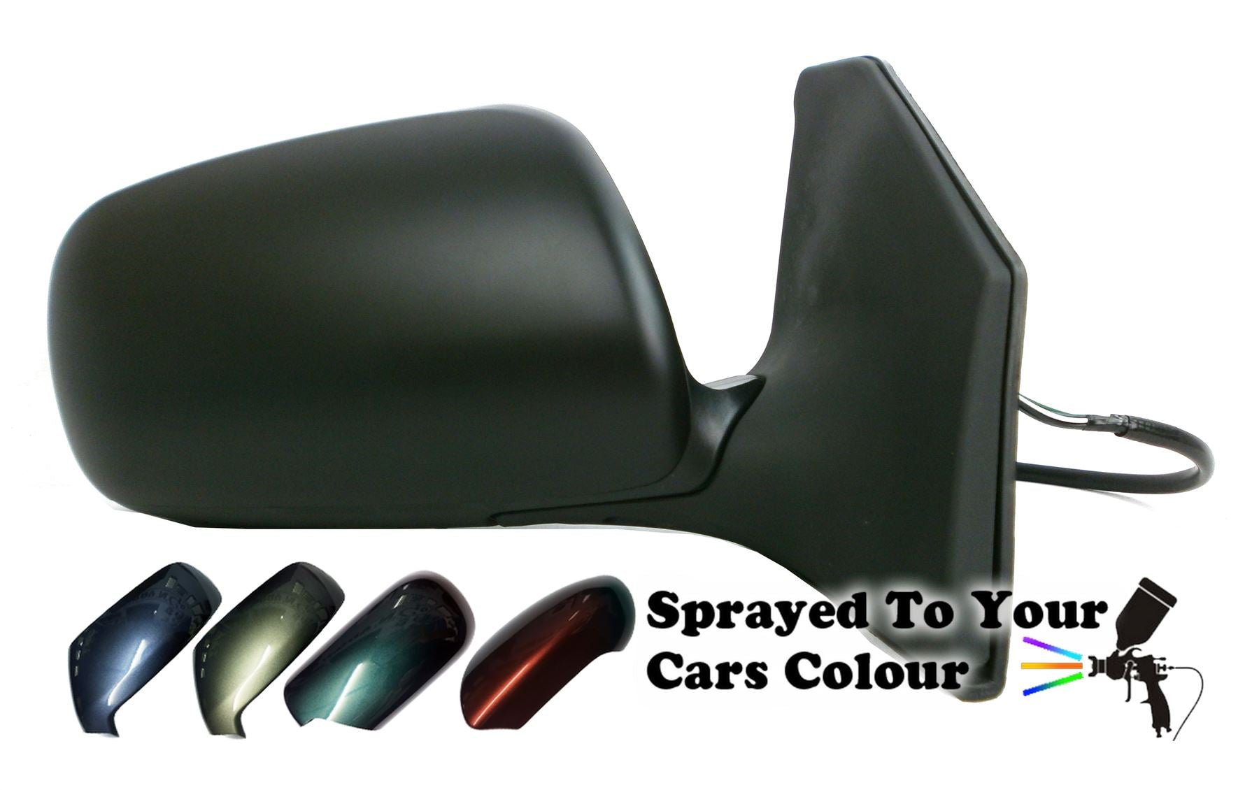 Toyota Avensis Mk2 3/2003-8/2006 Wing Mirror Power Folding Drivers Side Painted Sprayed