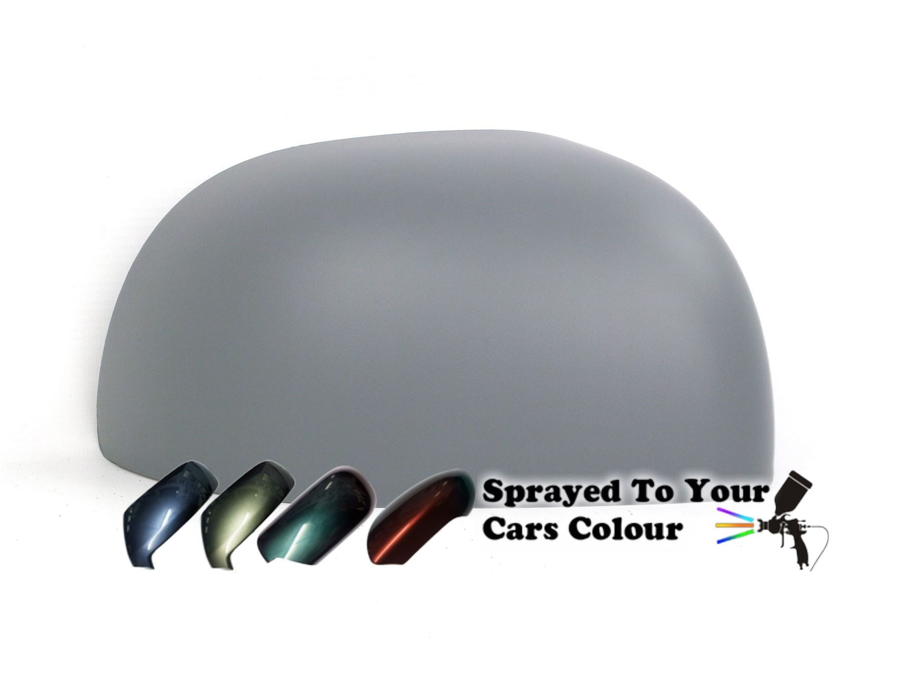 Fiat Panda Mk.2 9/2009-6/2012 Wing Mirror Cover Drivers Side O/S Painted Sprayed