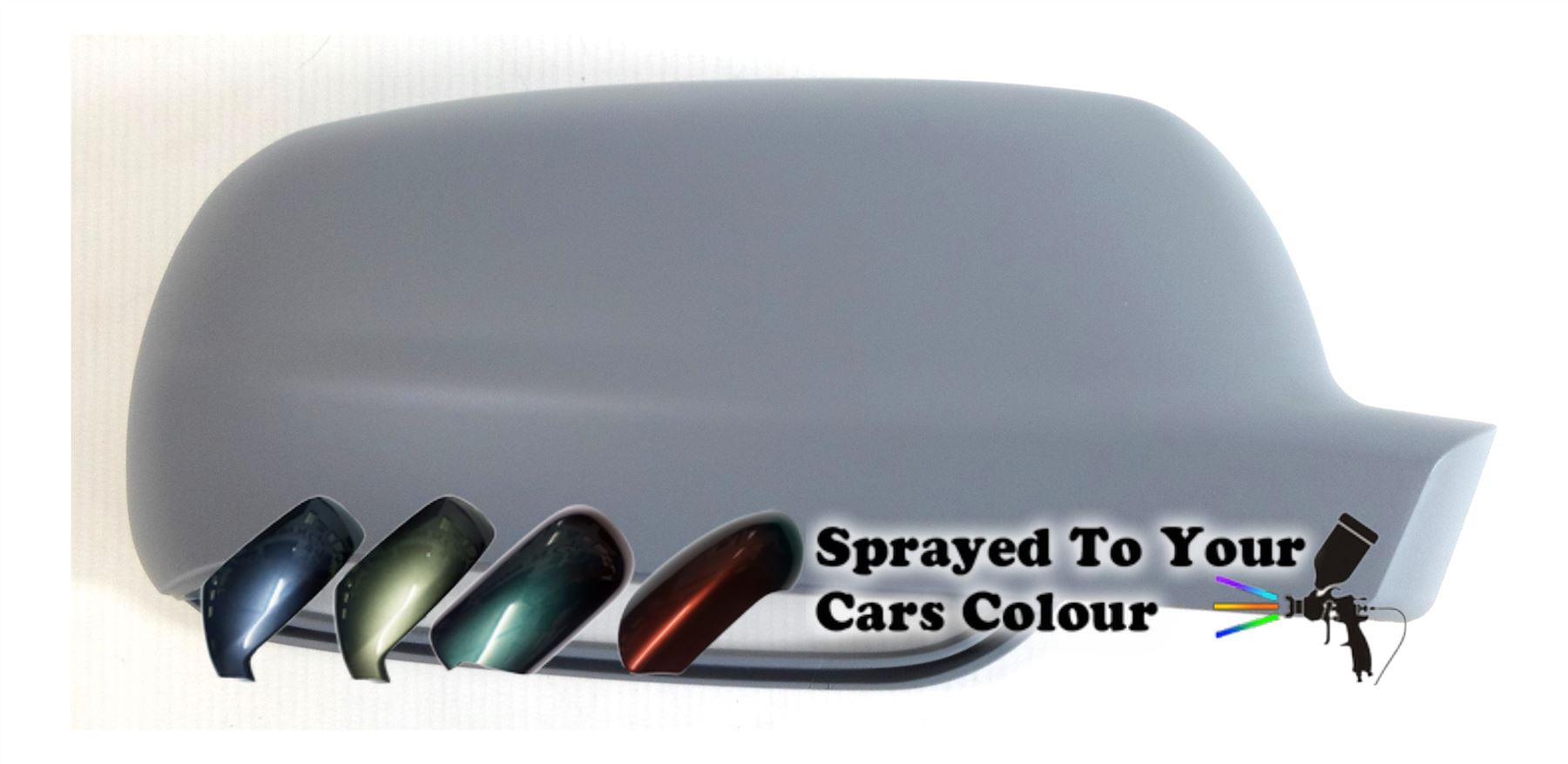 Volkswagen Bora 1999-2005 Wing Mirror Cover Drivers Side O/S Painted Sprayed