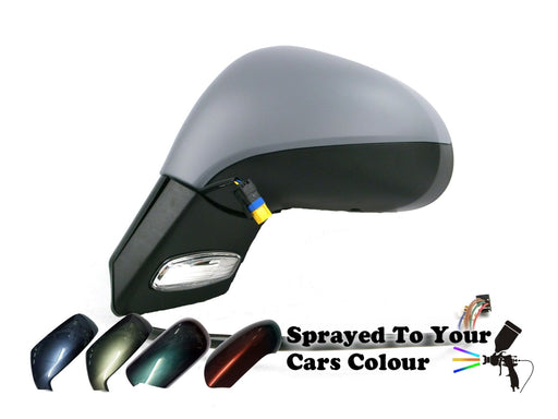 Peugeot 207 2006-2013 Wing Mirror Power Folding Passenger Side N/S Painted Sprayed