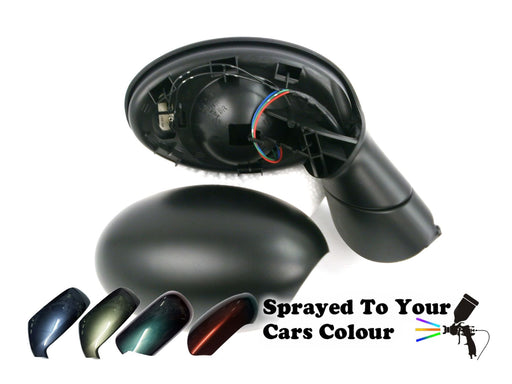 Mini Cabrio (R52) Mk.1 2001-2006 Electric Wing Mirror Drivers Side O/S Painted Sprayed