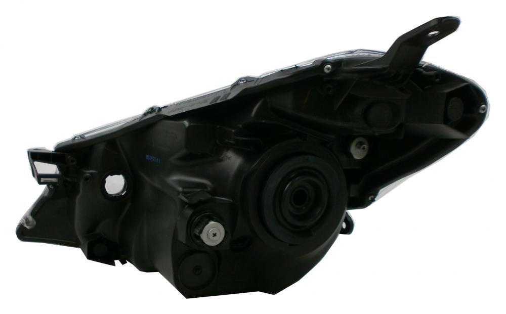 Toyota Yaris Mk3 Hatch 7/2011-11/2014 Dark Grey Trim Headlight Drivers Side O/S