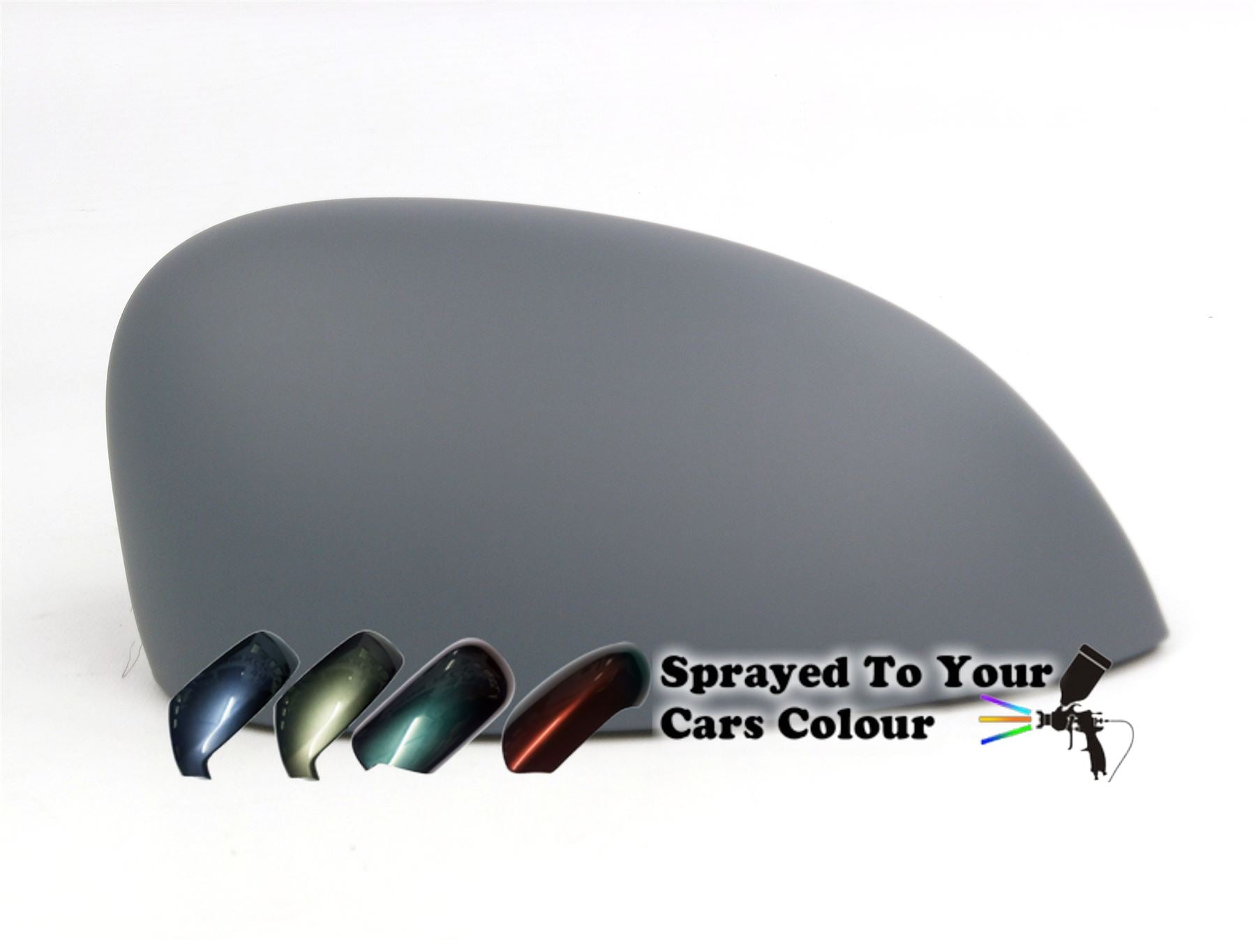 Fiat 500 (Incl. 500C Cabrio) Excl. 500L 2008+ Wing Mirror Cover Drivers Side O/S Painted Sprayed
