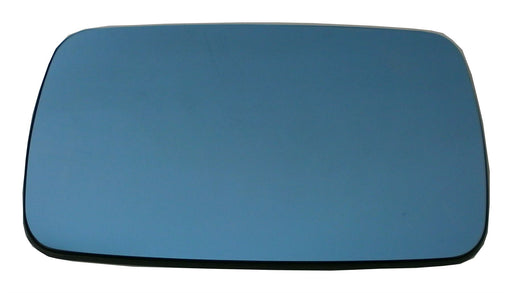 BMW 5 Series (E34) 1991-2000 Heated Convex Blue Tinted Mirror Glass Passengers Side N/S