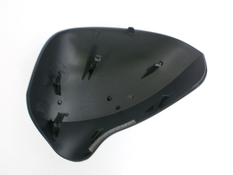 Seat Ibiza Mk.5 7/2008-10/2017 Black Textured Wing Mirror Cover Driver Side O/S