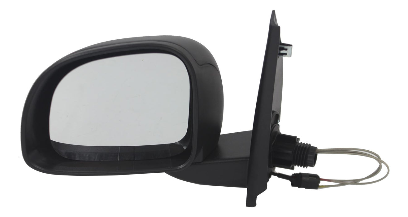 Fiat Panda Mk2 9/2009-6/2012 Cable Wing Mirror Black Textured Passenger Side N/S