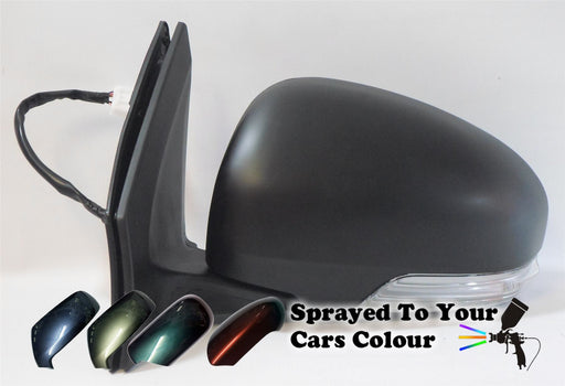 Toyota iQ 2009+ Electric Wing Mirror Heated Indicator Passenger Side N/S Painted Sprayed