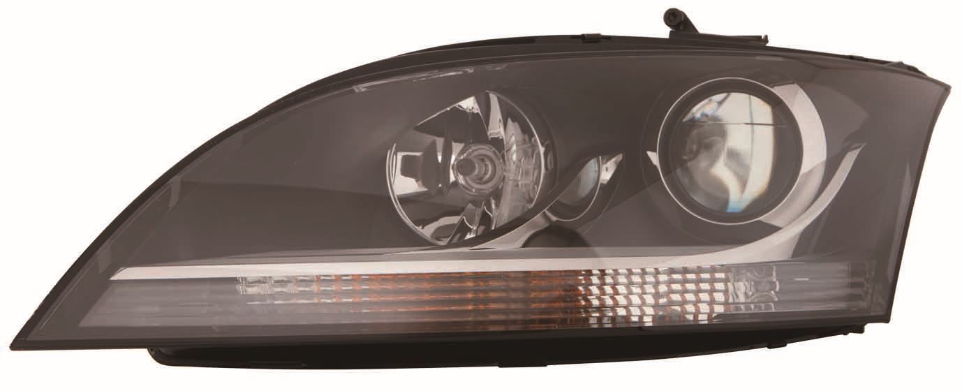 Audi TT Mk2 8J Cabrio 9/06-12/11 Headlight With Chrome Trim Passenger Side N/S
