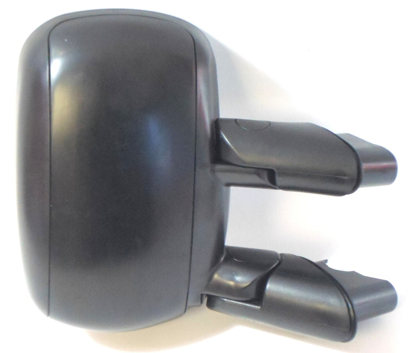 Fiat Doblo Mk.1 2001-6/2010 Manual Wing Mirror Black Textured Drivers Side O/S