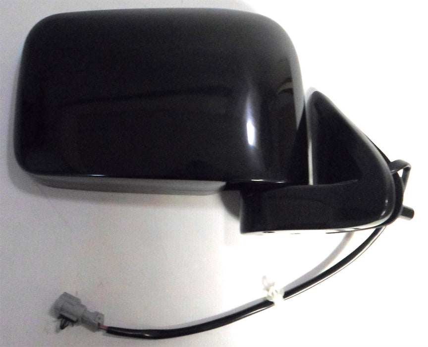 Nissan D22 Pick-Up 2001-2006 Electric Wing Mirror Polished Black Drivers Side