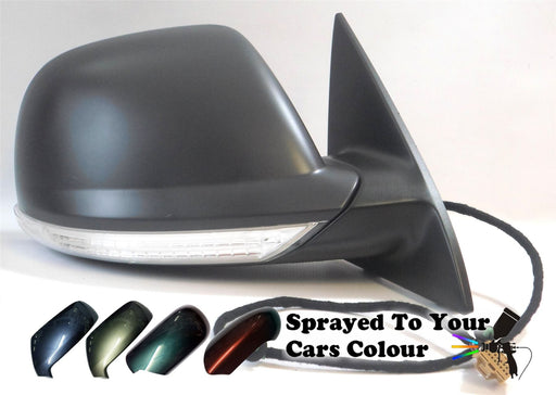 VW Touareg Mk1 3/2007-2010 Wing Mirror Power Folding Drivers Side Painted Sprayed