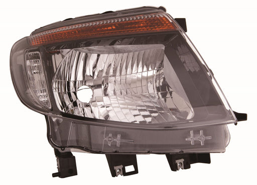 Ford Ranger Mk3 Pickup 8/2011-2/2016 Black Inner Headlight Lamp Drivers Side O/S