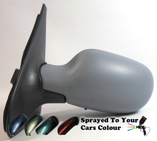Renault Clio 5/1998-2005 Electric Wing Mirror Heated Passenger Side N/S Painted Sprayed