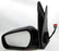 Ford Fiesta Mk.6 10/2005-2008 Electric Wing Mirror Black Passenger Side N/S