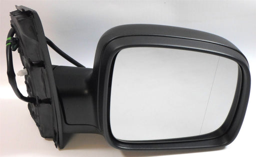 VW Caddy Mk3 10/2010+ Electric Wing Mirror Heated Black Textured Drivers Side