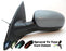 Vauxhall Corsa C Mk2 2000-2006 Cable Wing Door Mirror Passenger Side N/S Painted Sprayed