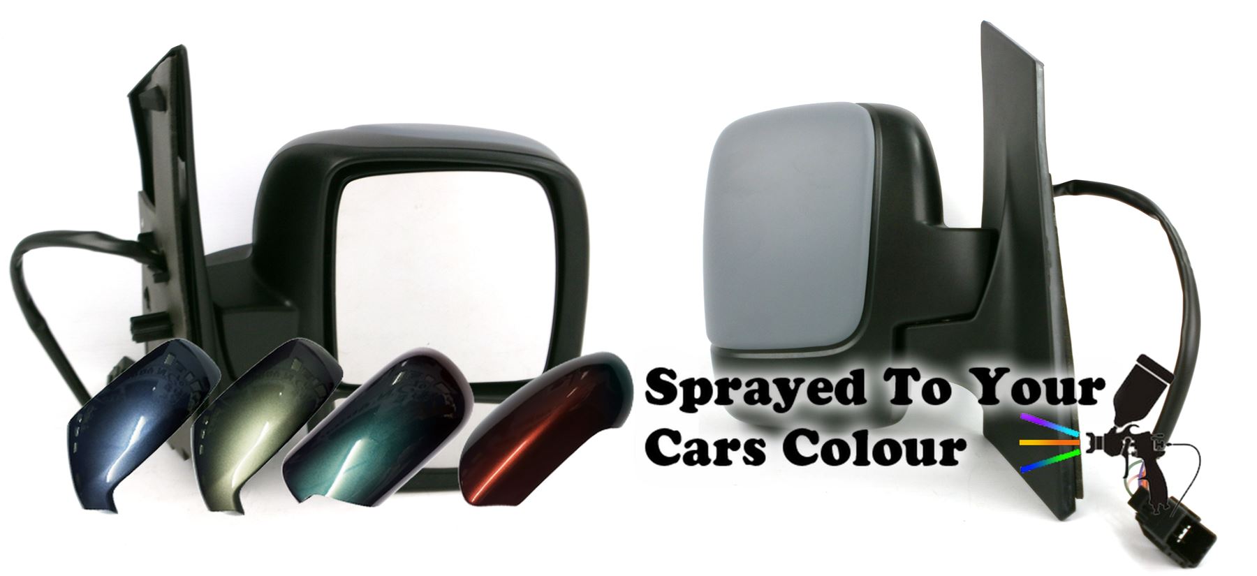 Toyota Proace Mk1 2013-12/2016 Wing Mirror Power Folding Drivers Side Painted Sprayed