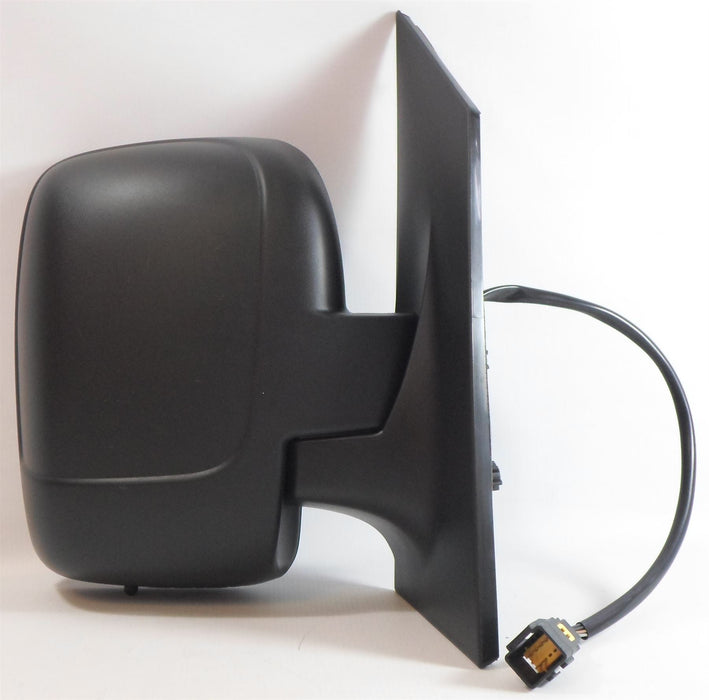 Citroen Dispatch Mk2 2007+ Twin Glass Wing Mirror Electric Black Drivers Side 