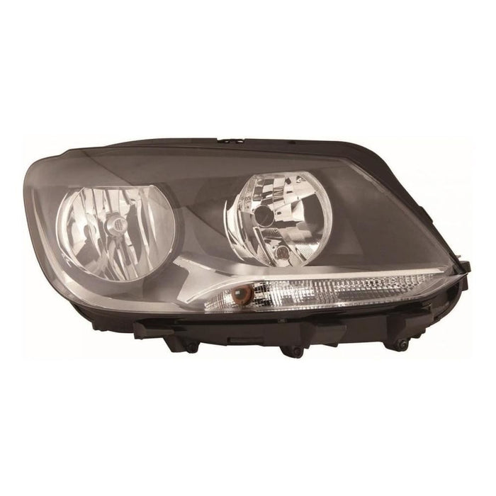 Volkswagen Touran Mk2 MPV 9/2010-2015 Twin Reflector Headlight Drivers Side O/S