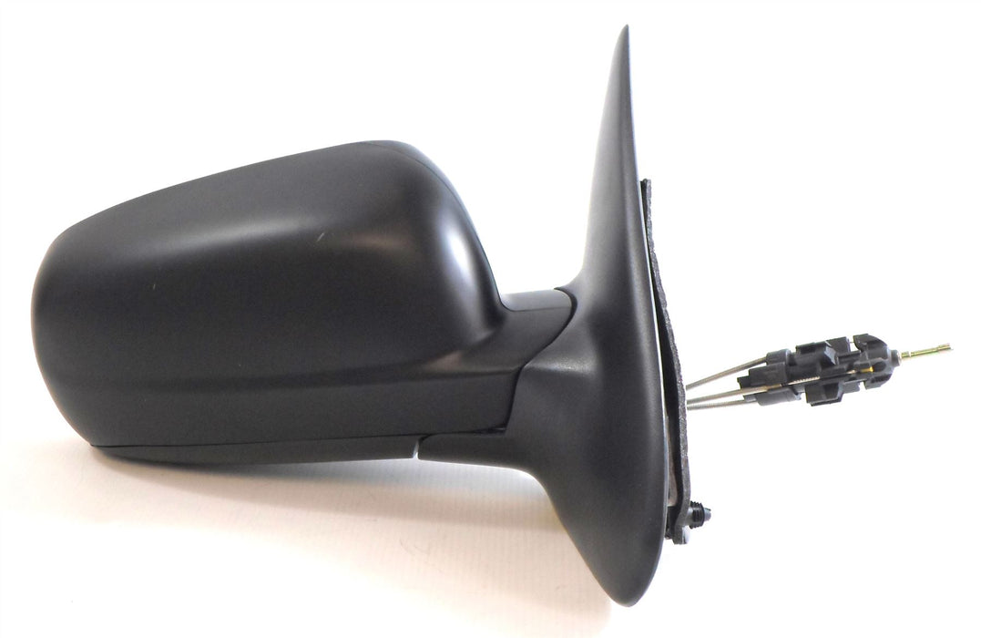 Seat Leon Mk.1 2000-10/2003 Cable Wing Mirror Black Textured Drivers Side O/S