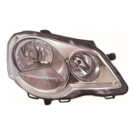 Volkswagen Polo Mk4 9N3 Hatch 6/2005-3/2010 Headlight Headlamp Drivers Side O/S