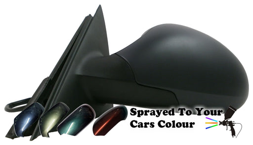 Seat Ibiza Mk4 5/2002-2008 Electric Heated Wing Mirror Passengers N/S Painted Sprayed