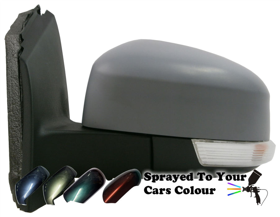Ford Focus 2/2011+ Wing Mirror Power Folding Blind Spot Passenger Side Painted Sprayed