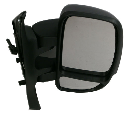 Nissan NV400 11+ Short Arm Wing Mirror Manual Indicator 5w Black Drivers Side