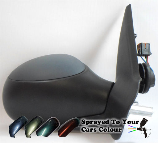 Peugeot 206 2000-2009 Electric Wing Mirror Heated 5 Pin Drivers Side O/S Painted Sprayed