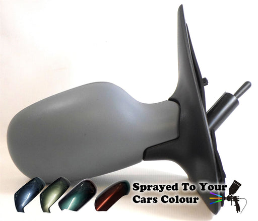 Renault Clio Mk2 2005-2008 Manual Cable Wing Mirror Drivers Side O/S Painted Sprayed
