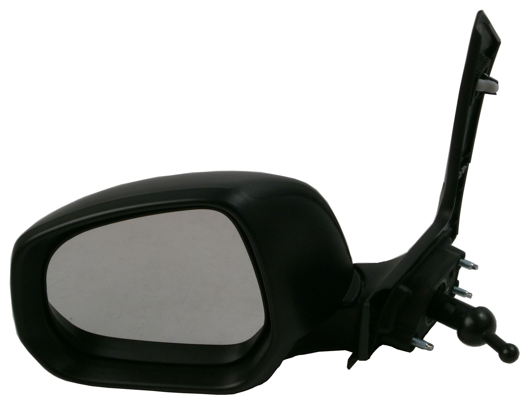 Vauxhall Agila Mk.2 3/2008+ Cable Wing Mirror Black Textured Passenger Side N/S