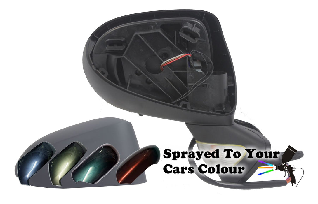 Renault Modus 2/08-12 Electric Wing Mirror Clear Indicator Drivers Side Painted Sprayed
