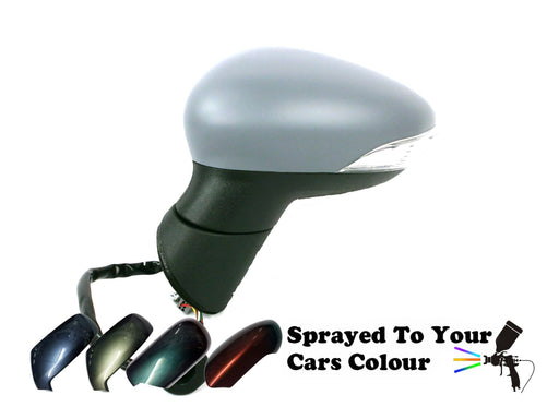 Ford Fiesta Mk7 9/2012+ Wing Mirror Power Folding Passenger Side N/S Painted Sprayed