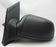 Ford Focus Mk2 2005-5/2008 Electric Wing Mirror Black Textured Passenger Side