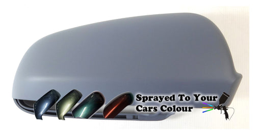 Audi A4 Mk.2 (Cabriolet) Excl. S4 & RS4 12/2002-3/2010 Wing Mirror Cover Drivers Side O/S Painted Sprayed