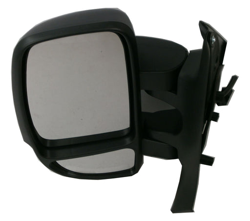 Nissan NV400 11+ Short Arm Wing Mirror Manual Indicator 5w Black Passenger Side