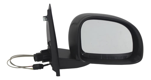 Fiat Panda Mk.2 9/2009-6/2012 Cable Wing Mirror Black Textured Drivers Side O/S