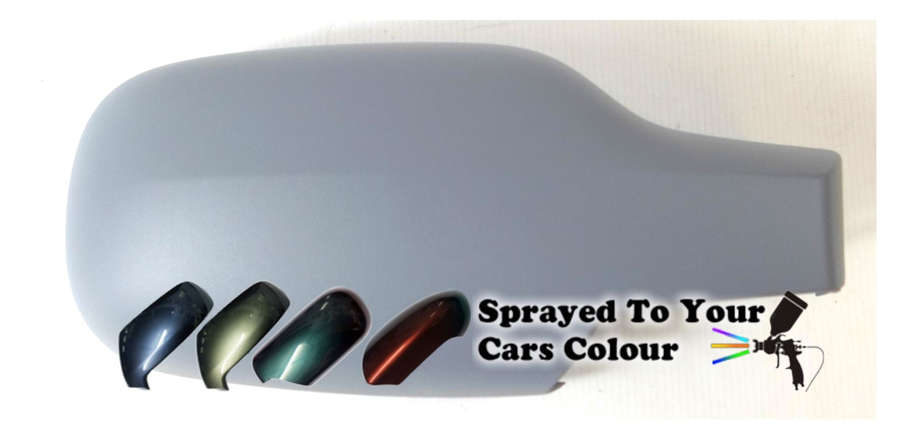 Renault Scenic Mk.2 (Incl. Grand) 9/2003-8/2009 Wing Mirror Cover Drivers Side O/S Painted Sprayed