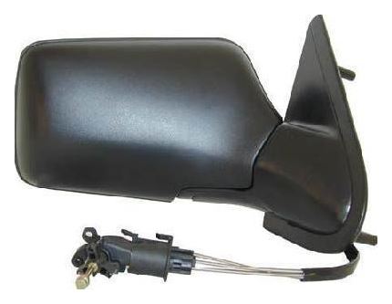 Volkswagen Vento 1992-1998 Cable Wing Mirror Black Textured Drivers Side O/S