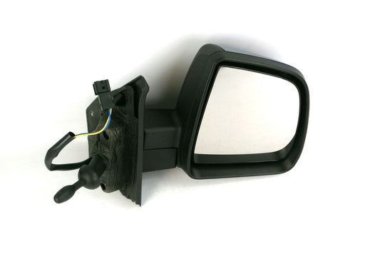 Fiat Doblo 2010+ Single Glass Wing Mirror Cable Indicator Primed Drivers Side