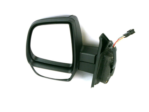 Fiat Doblo Mk2 2012+ Twin Glass Wing Mirror Electric Black Passenger Side N/S